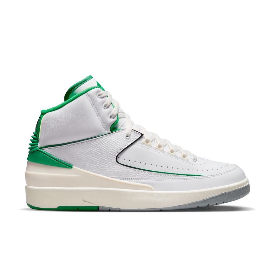 Air Jordan 2 Retro "Lucky Green" - Pánské - Tenisky Jordan - Bílé - DR8884-103 - Velikost: 40