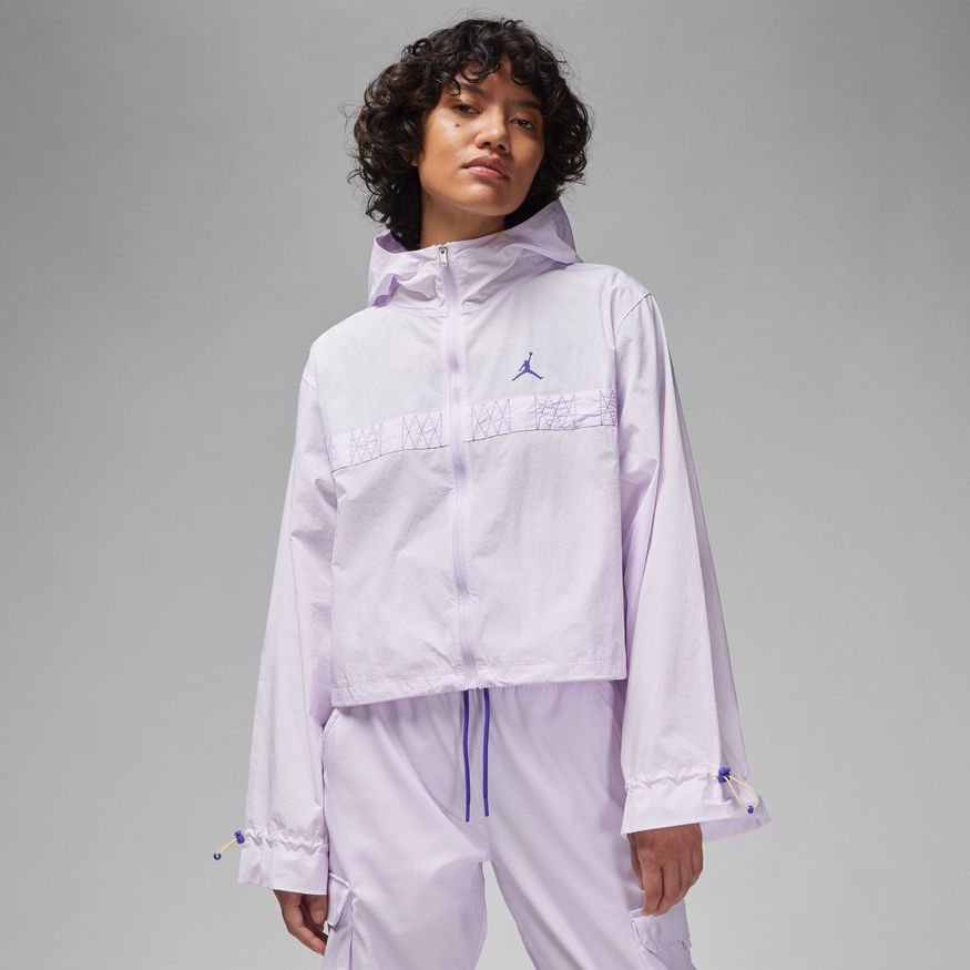 Jordan Sport Wmns Lightweight Jacket Barely Grape - Dámské - Bunda Jordan - Fialové - DX0456-509 - Velikost: L
