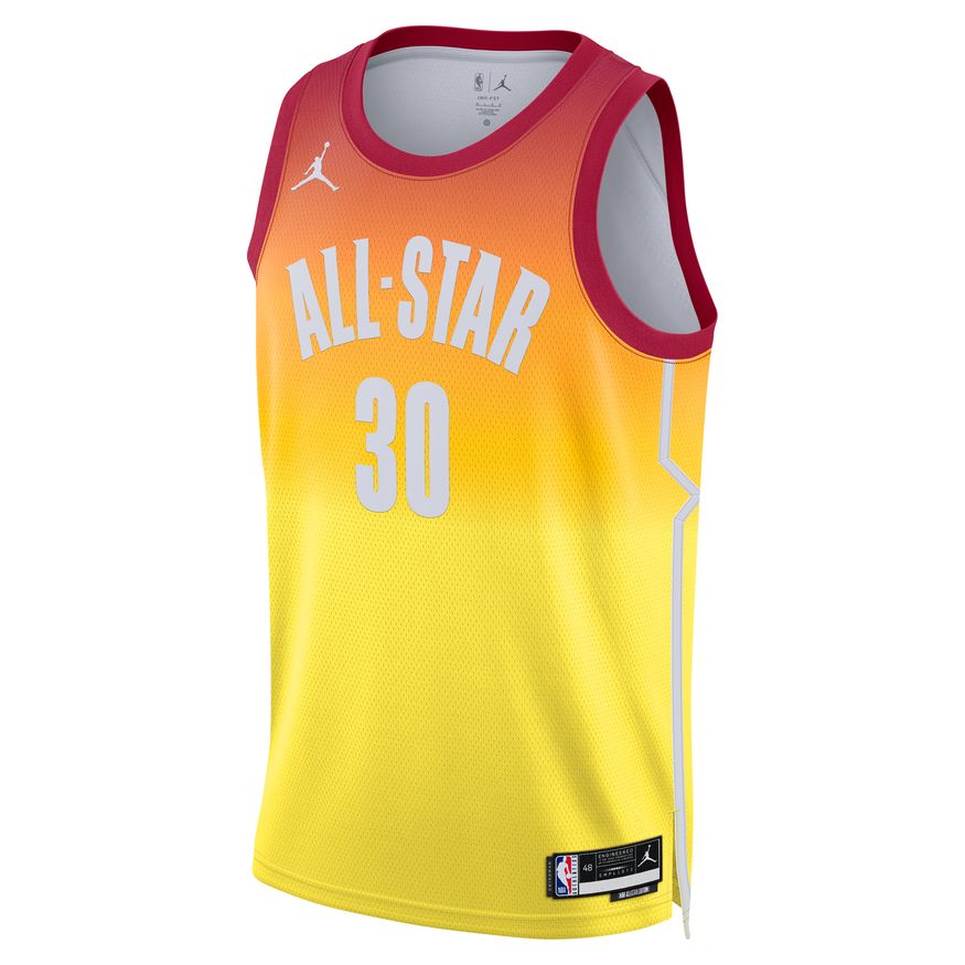 Levně Jordan Dri-FIT NBA Stephen Curry Swingman Jersey Team 2 - Pánské - Dres Jordan - Žluté - DX6330-603