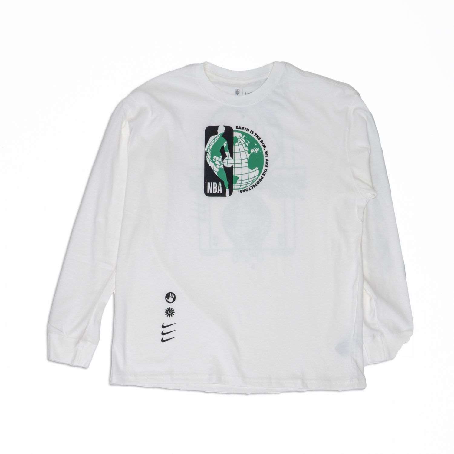 Nike NBA Team 31 Courtside Long-Sleeve Max90 Tee White - Pánské - Triko Nike - Bílé - DX9339-100 - Velikost: 2XL