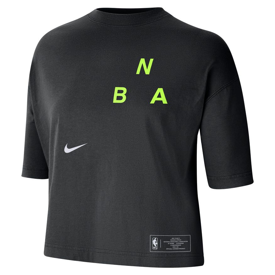 Nike NBA Team 31 Essential Wmns Tee - Dámské - Triko Nike - Černé - DX9910-010 - Velikost: XL