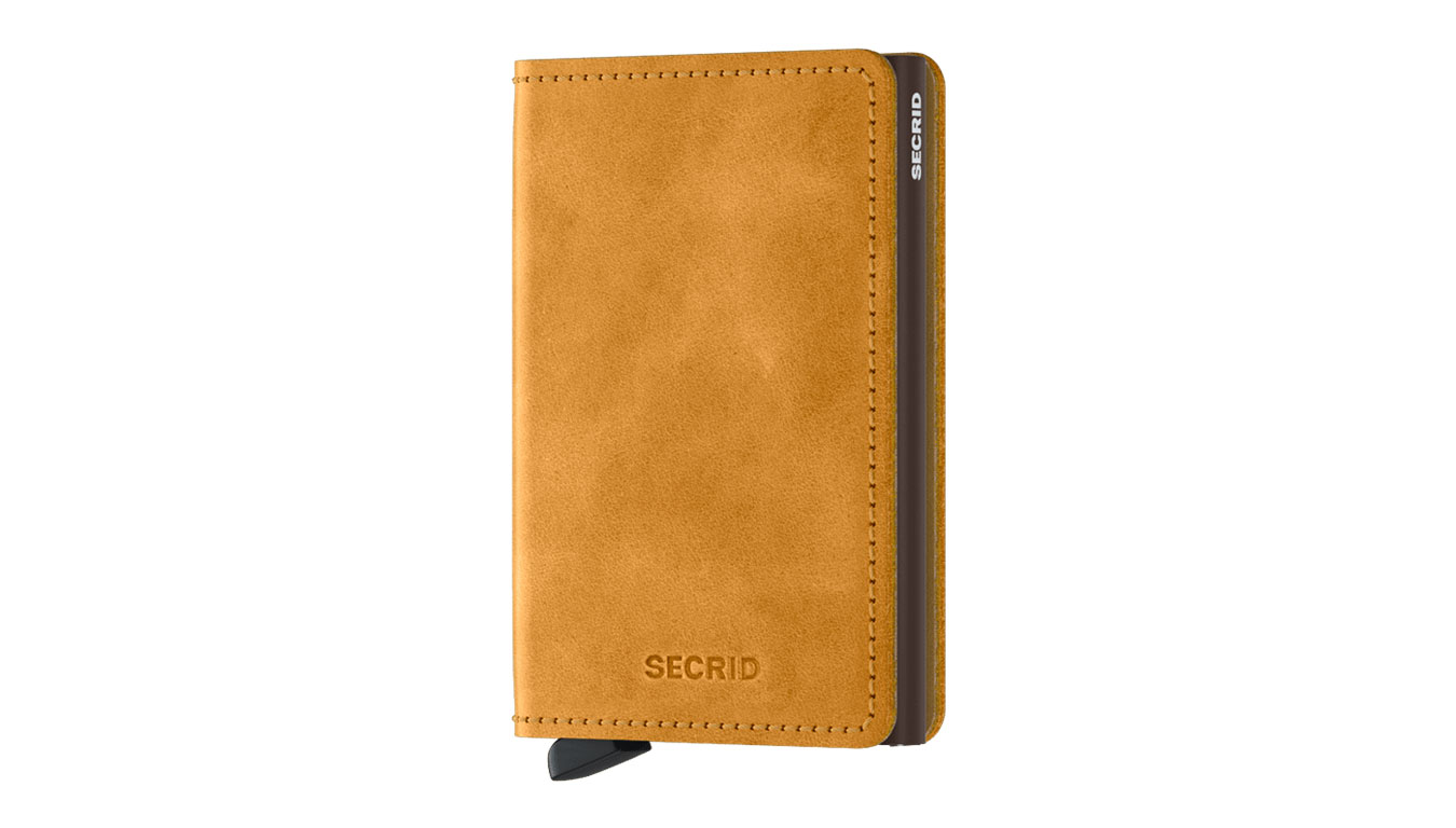 Secrid Slimwallet Vintage Ochre - Unisex - Doplněk Secrid - Oranžové - SV-Ochre - Velikost: UNI
