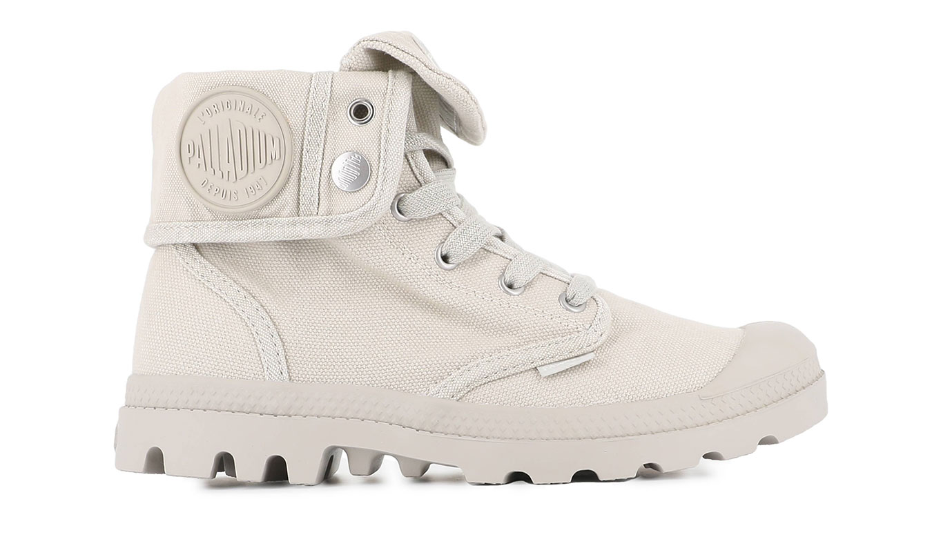 Palladium Baggy Natural Grey W - Dámské - Tenisky Palladium - Šedé - 92353-096-M - Velikost: 39