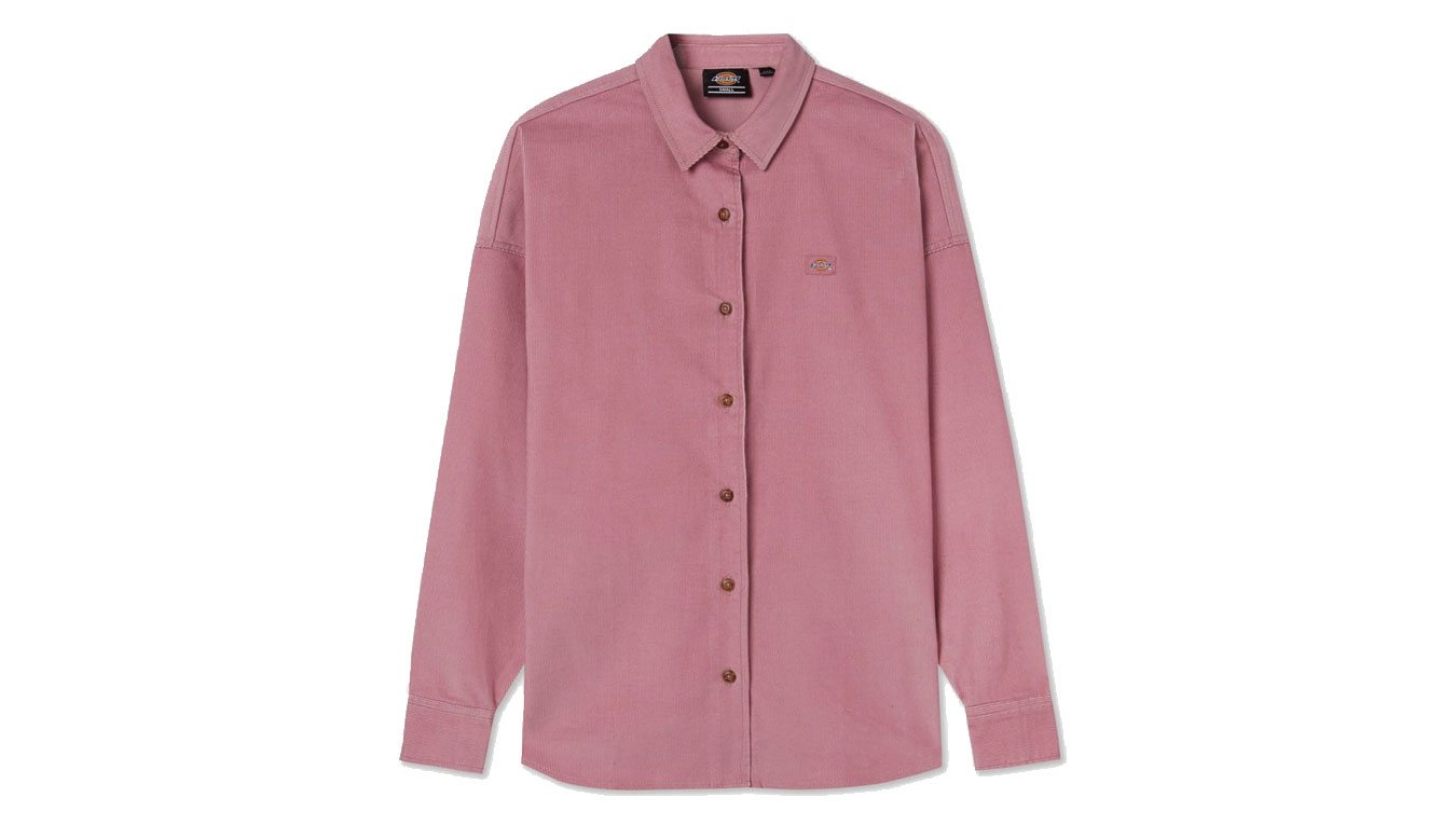 Dickies Halleyville Shirt W - Dámské - Bunda Dickies - Růžové - DK0A4Y16D01 - Velikost: L