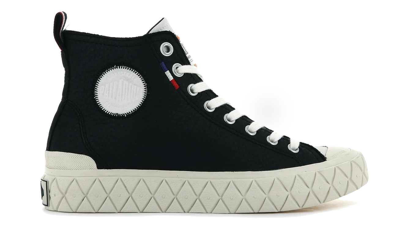 Palladium Palla Ace Mid Leather - Pánské - Tenisky Palladium - Černé - 77174-002-M - Velikost: 44