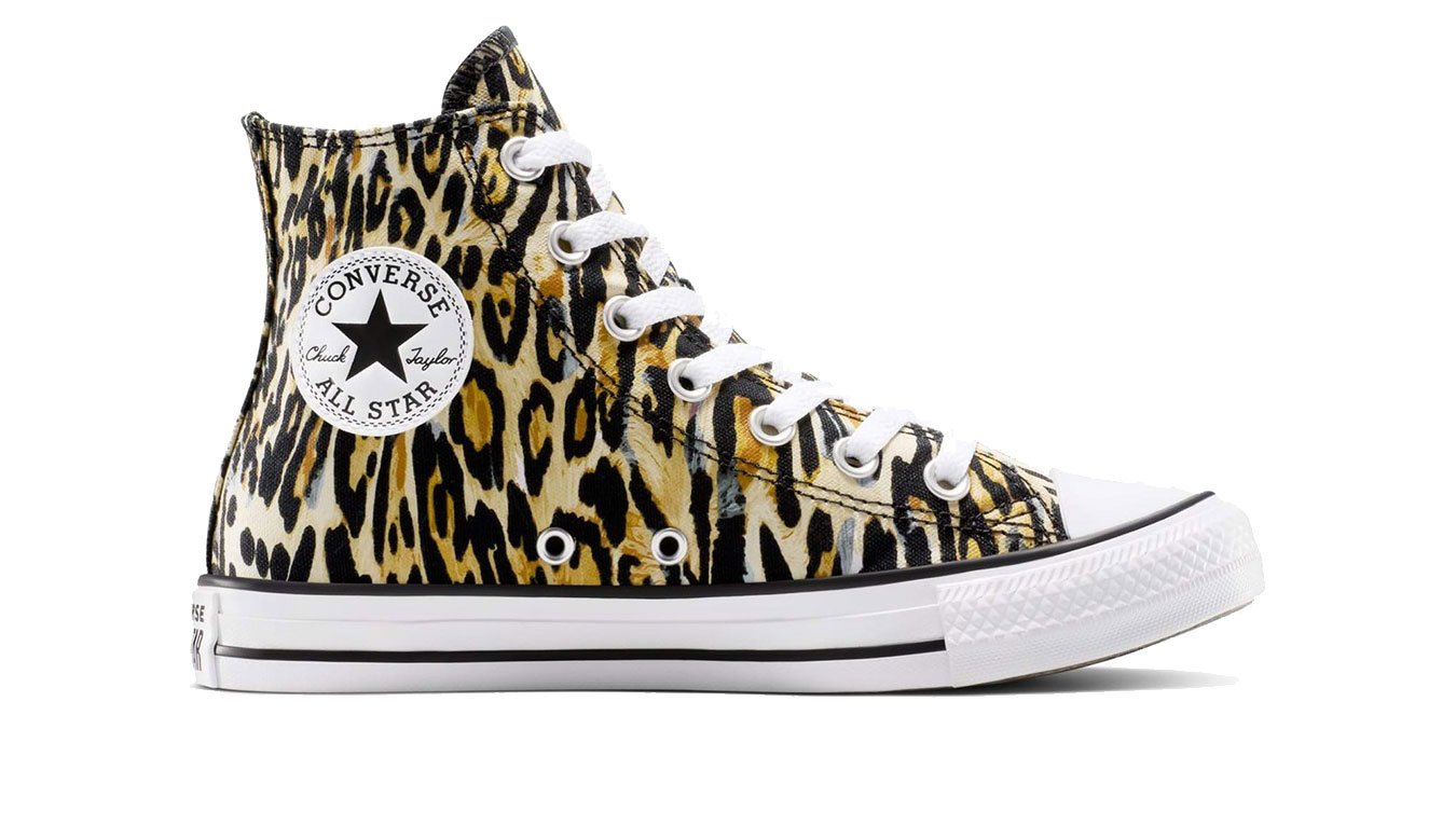 Converse Chuck Taylor All Star Leopard - Dámské - Tenisky Converse - Červené - A16407C - Velikost: 39