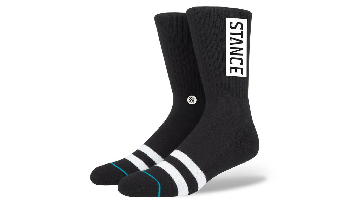 Stance Og Black - Pánské - Ponožky Stance - Vícebarevné - M556D17OGG-BLK - Velikost: 38-42