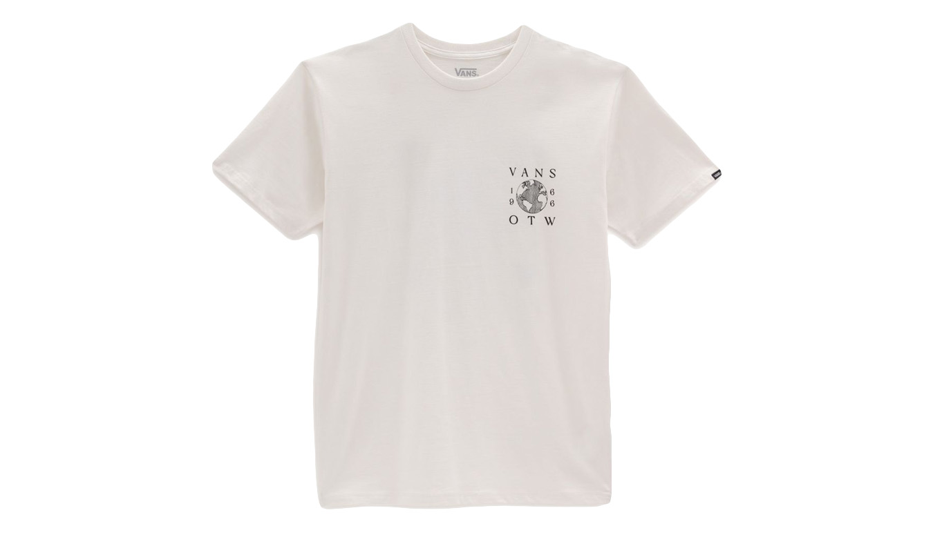 Vans Surf Eco T-Shirt - Pánské - Triko Vans - Bílé - VN0A7S7N7VJ - Velikost: L