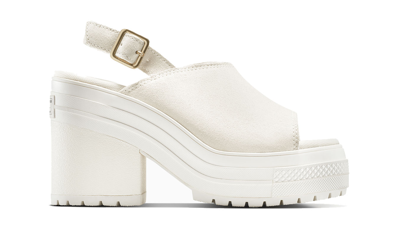Levně Converse Chuck 70 De Luxe Heel Mule 5.5 - Dámské - Tenisky Converse - Hnědé - A15070C