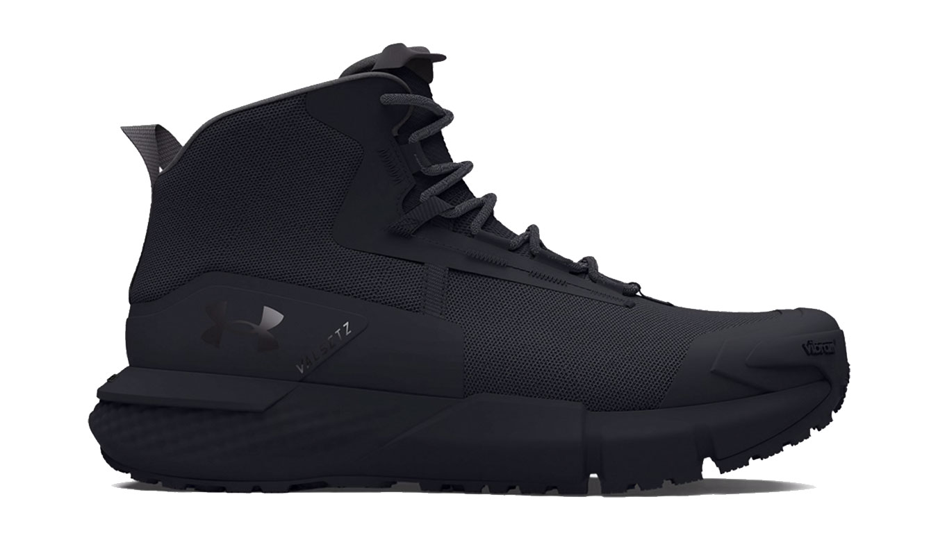Under Armour Charged Valsetz Mid BLK - Pánské - Tenisky Under Armour - Černé - 3027382-001 - Velikost: 47