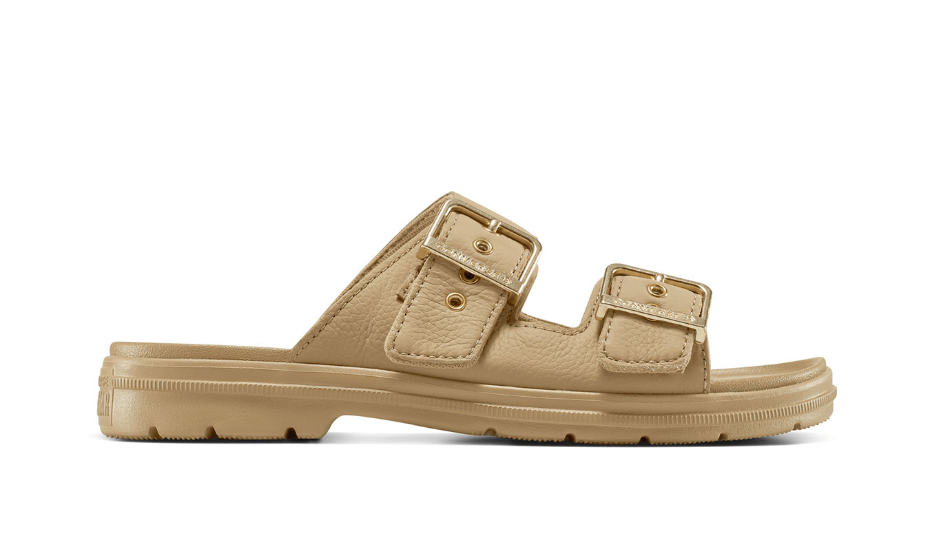 Levně Converse Chuck Taylor All Star Lugged Flatform Sandal - Dámské - Sandály Converse - Hnědé - A12180C