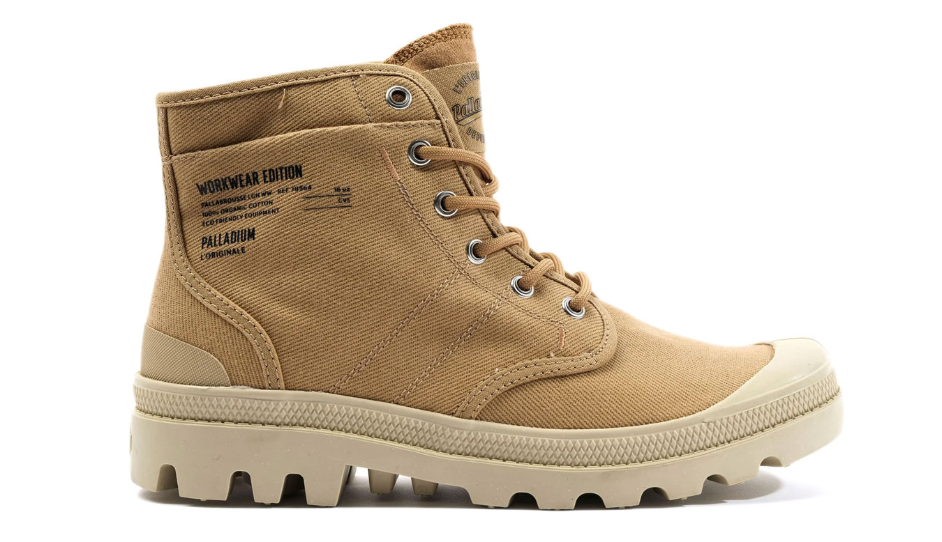 Palladium Pallabrousse Workwear - Pánské - Tenisky Palladium - Hnědé - 78564-209-M - Velikost: 44.5