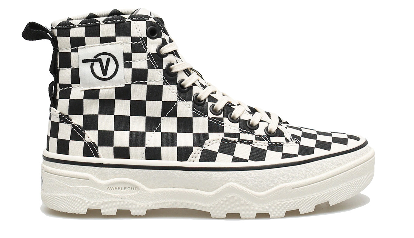 Vans Sentry Wc Checkerboard  - Unisex - Tenisky Vans - Bílé - VN0A4P3KTUY - Velikost: 35