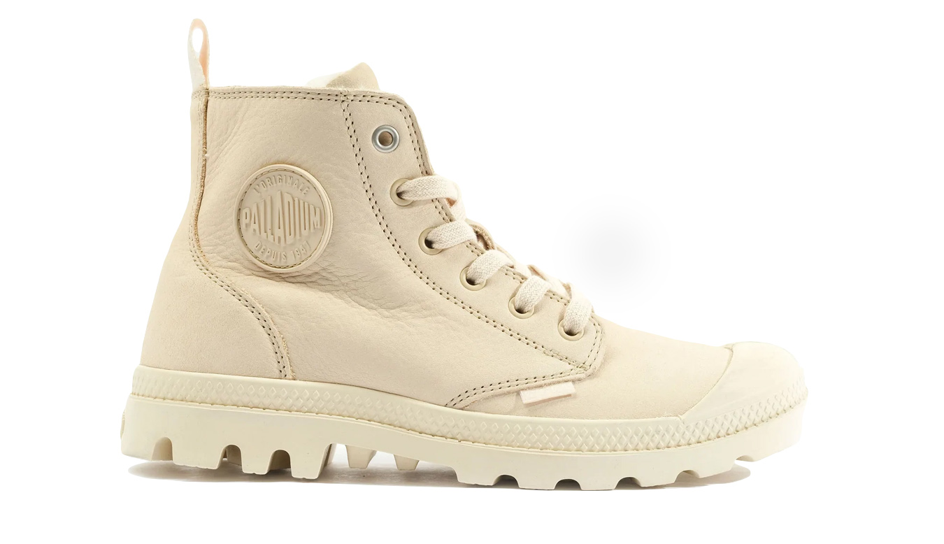 Palladium Pampa Hi Zip Wool Sahara - Dámské - Tenisky Palladium - Žluté - 95982-217-M - Velikost: 37