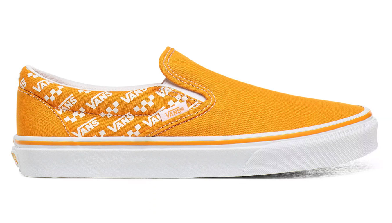 Vans Ua Classic Slip-On Cdumylwtrwht - Unisex - Tenisky Vans - Oranžové - VN0A4U38WL3 - Velikost: 37