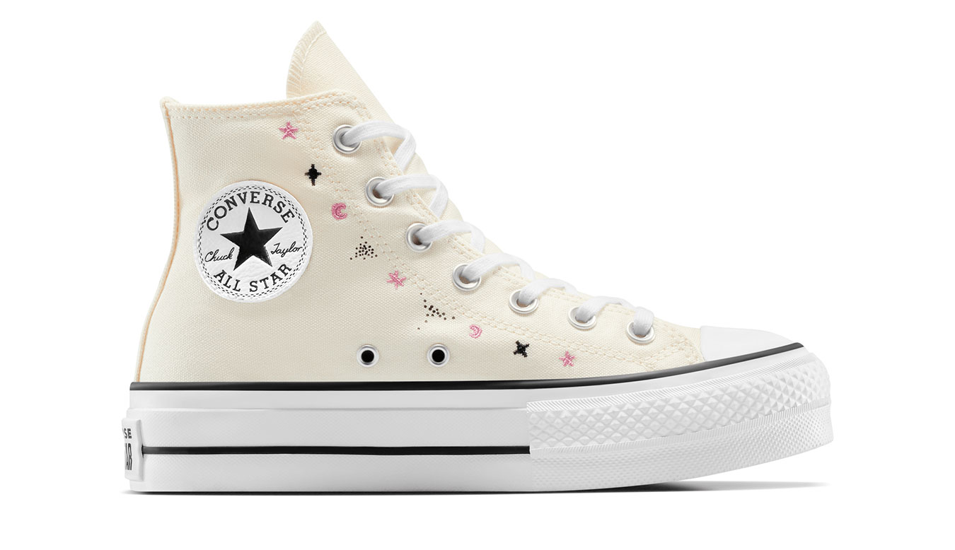 Levně Converse Chuck Taylor All Star Lift Platform Celestial 6 - Dámské - Tenisky Converse - Hnědé - A13522C