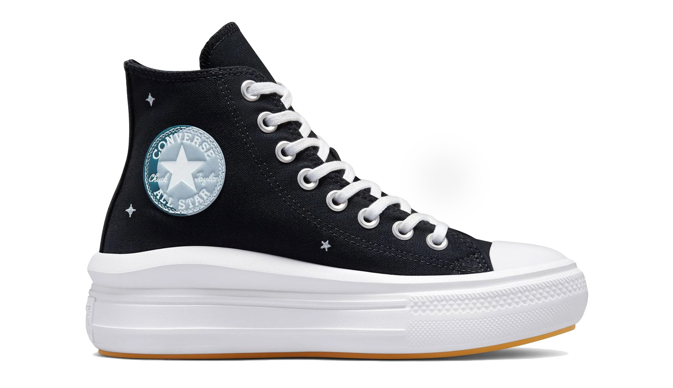 Converse Chuck Taylor All Star Move - Dámské - Tenisky Converse - Černé - A02896C - Velikost: 36.5