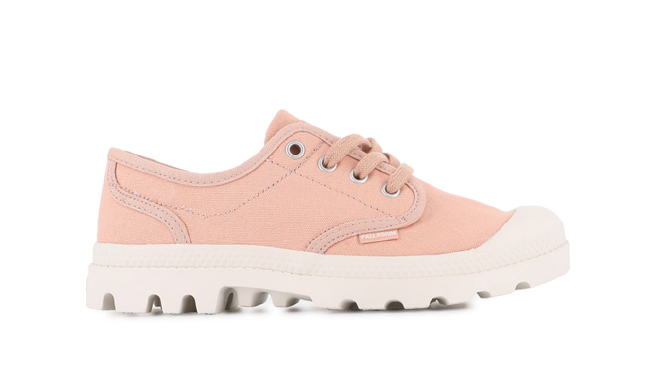 Palladium Pampa Oxford 4.5 - Dámské - Tenisky Palladium - Růžové - 92351-664-M - Velikost: 37.5