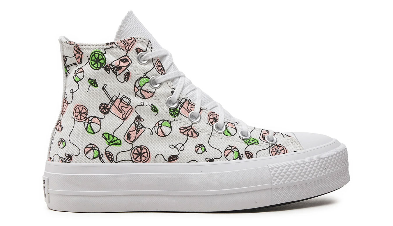 Converse Chuck Taylor All Star Lift Platform High Top - Dámské - Tenisky Converse - Bílé - A07561C - Velikost: 37