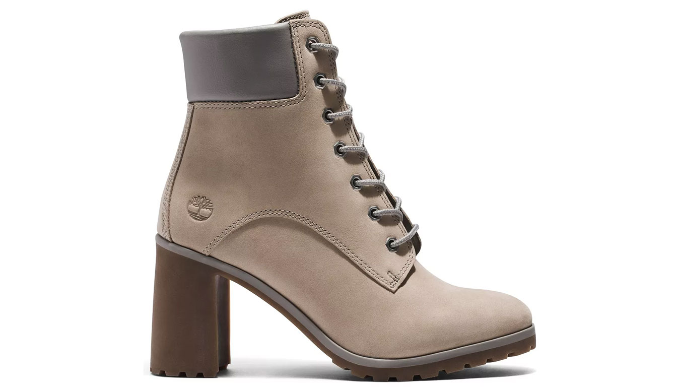 Timberland Women’s Allington Heights 6 Inch Boot Pure Cashmere - Dámské - Tenisky Timberland - Fialové - A423Q-BEI - Velikost: 41