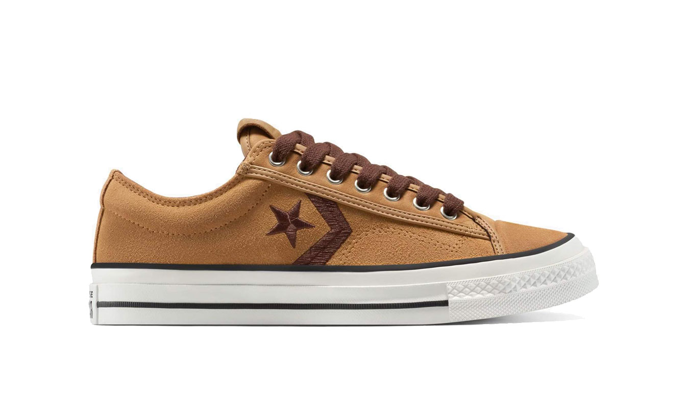 Converse Star Player 76 Suede - Pánské - Tenisky Converse - Hnědé - A14586C - Velikost: 40