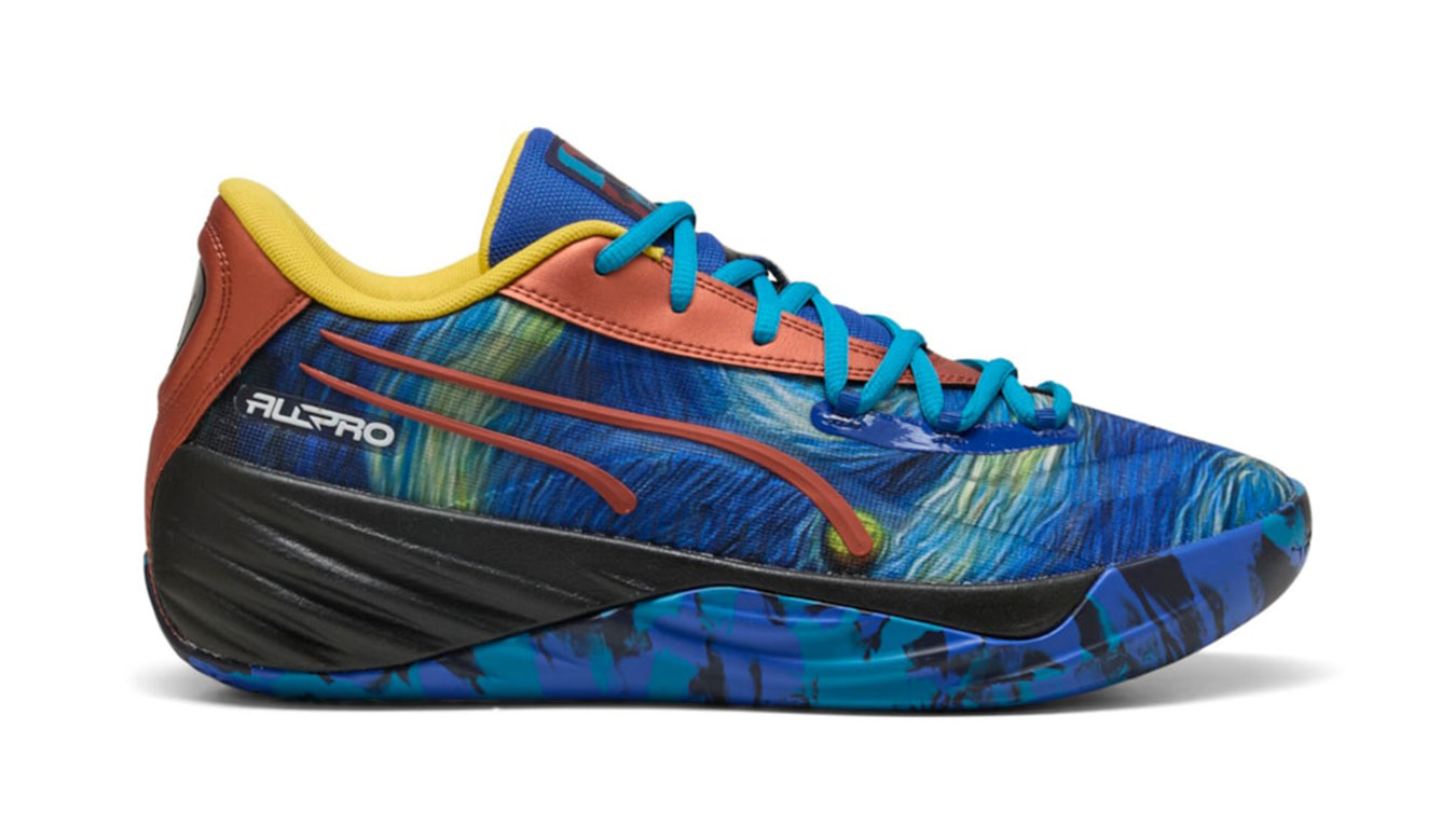 Levně Puma All-Pro NITRO™ SQD Dylan Exhibit Vivid Blue 12 - Pánské - Tenisky Puma - Vícebarevné - 311354-01