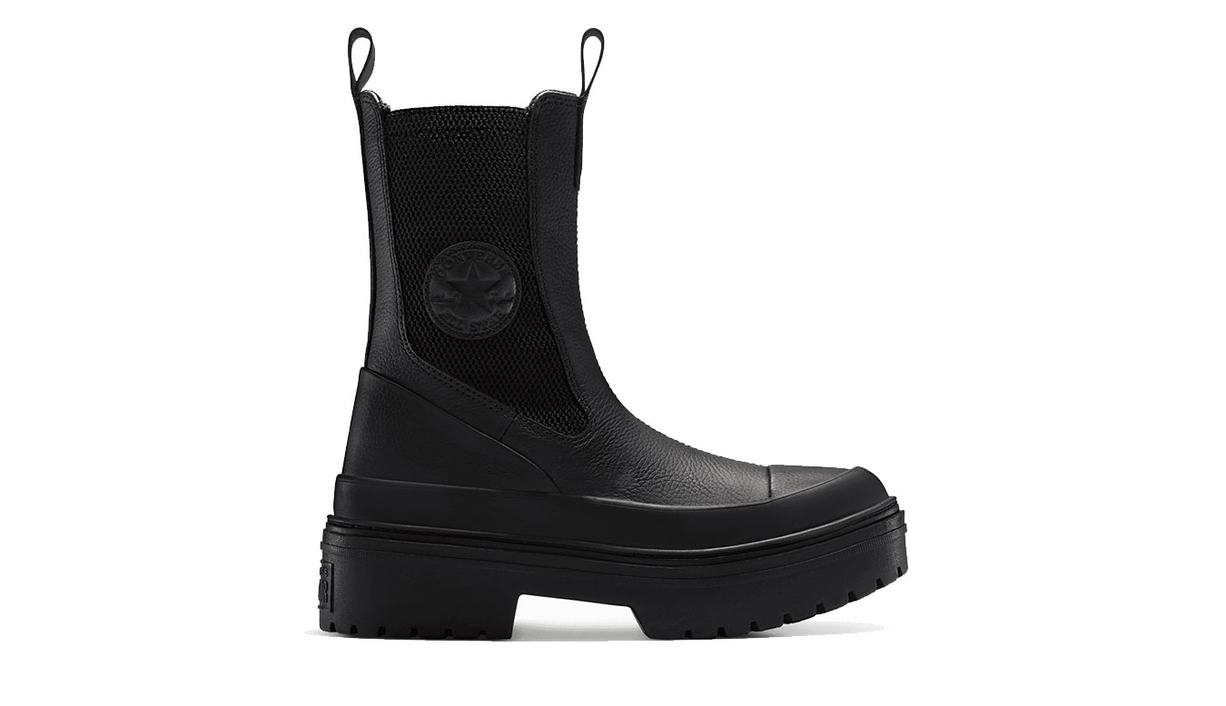 Converse Chuck Taylor All Star Lugged Heel Chelsea Boot 4 - Dámské - Tenisky Converse - Černé - A12985C - Velikost: 36.5