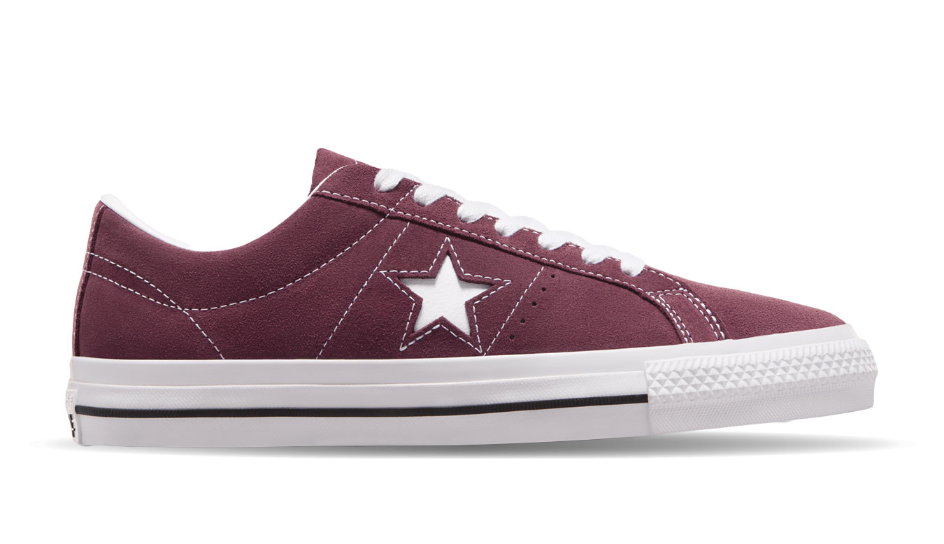 Converse One Star Pro - Pánské - Tenisky Converse - Červené - A08480C - Velikost: 41