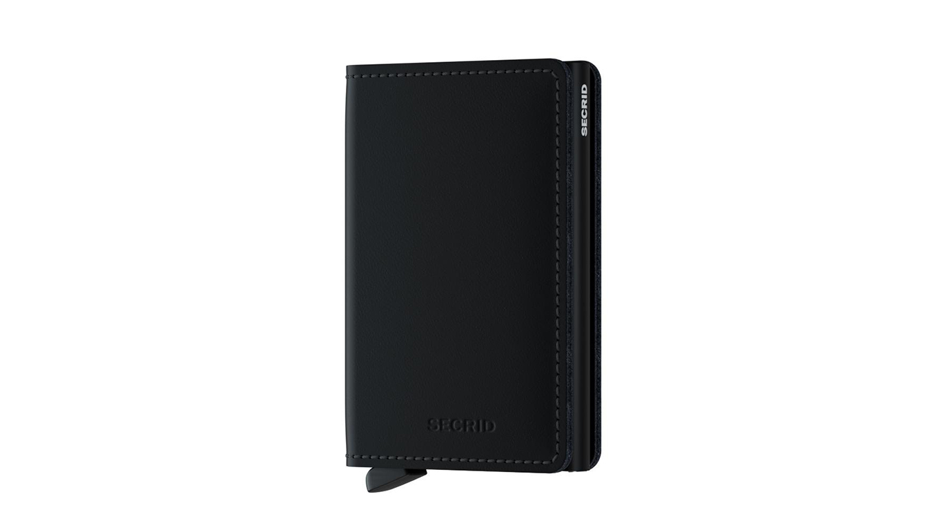 Secrid Slimwallet Matte Black - Unisex - Doplněk Secrid - Černé - SM-Black-Matte - Velikost: UNI
