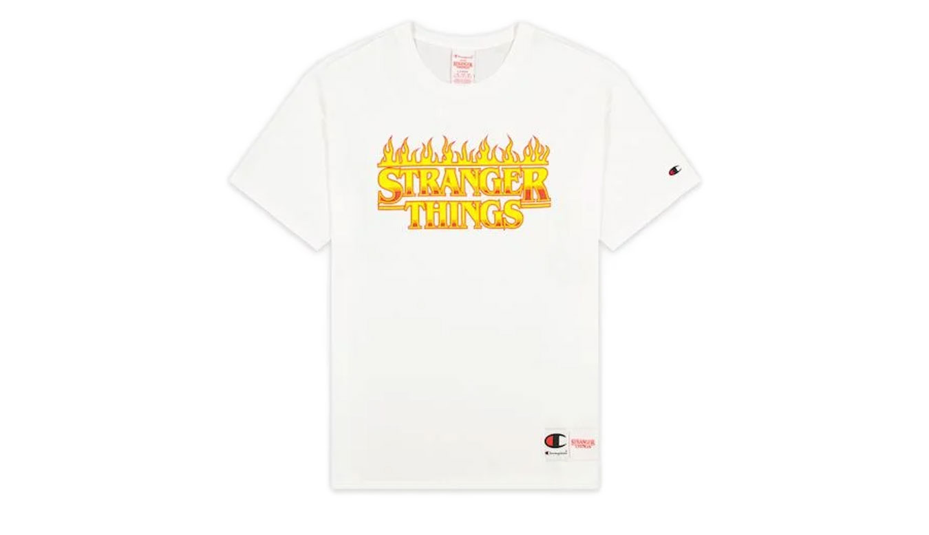 Levně Champion x Stranger Things Men´s T-Shirt - Pánské - Triko Champion - Bílé - 217791-WW007