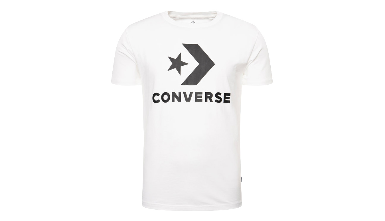 Converse Center Front Nova Classic Tee - Dámské - Triko Converse - Bílé - 10021940-A01 - Velikost: S