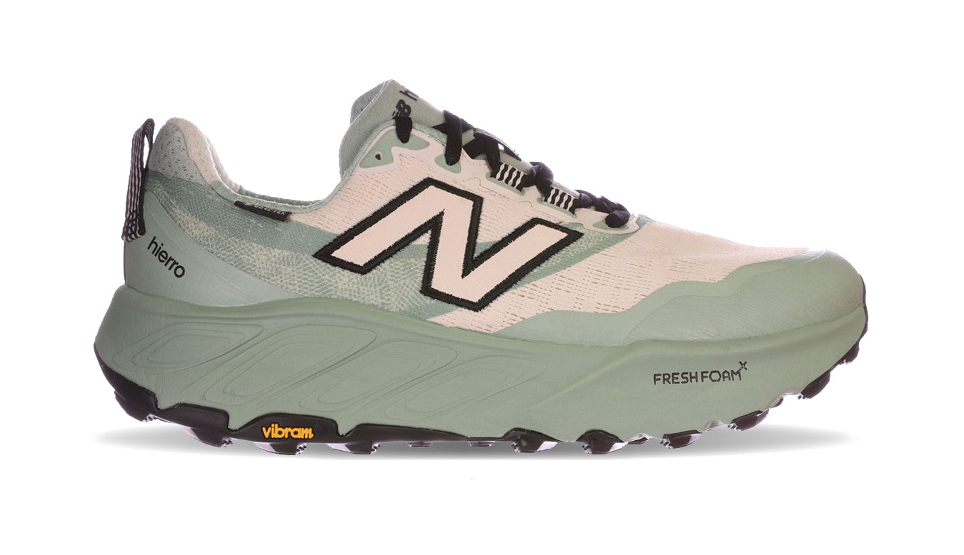 Levně New Balance GTX Fresh Foam X Hierro v9 MTHIGLA9 - Pánské - Tenisky New Balance - Zelené - MTHIGLA9