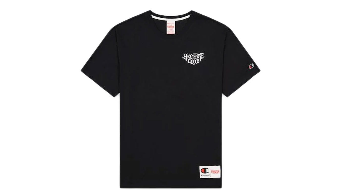 Levně Champion x Stranger Things Men´s T-Shirt - Pánské - Triko Champion - Černé - 217791-KK008