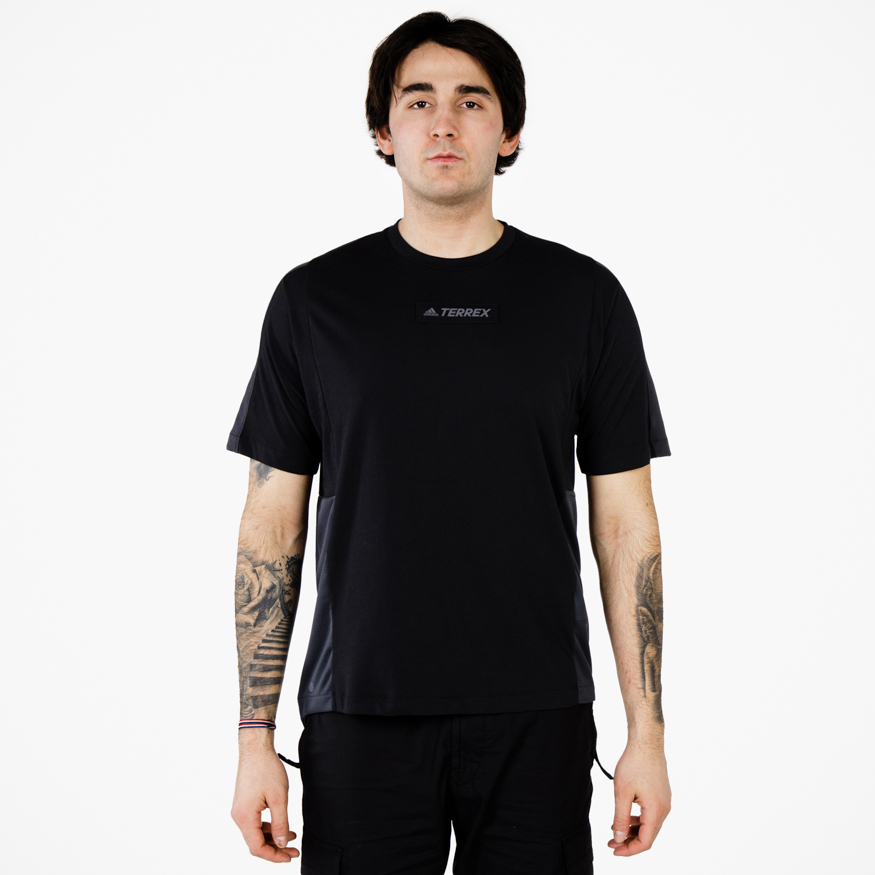 Adidas Terrex U UTL SS Tee Black - Pánské - Triko adidas - Černé - HE5215 - Velikost: 2XL