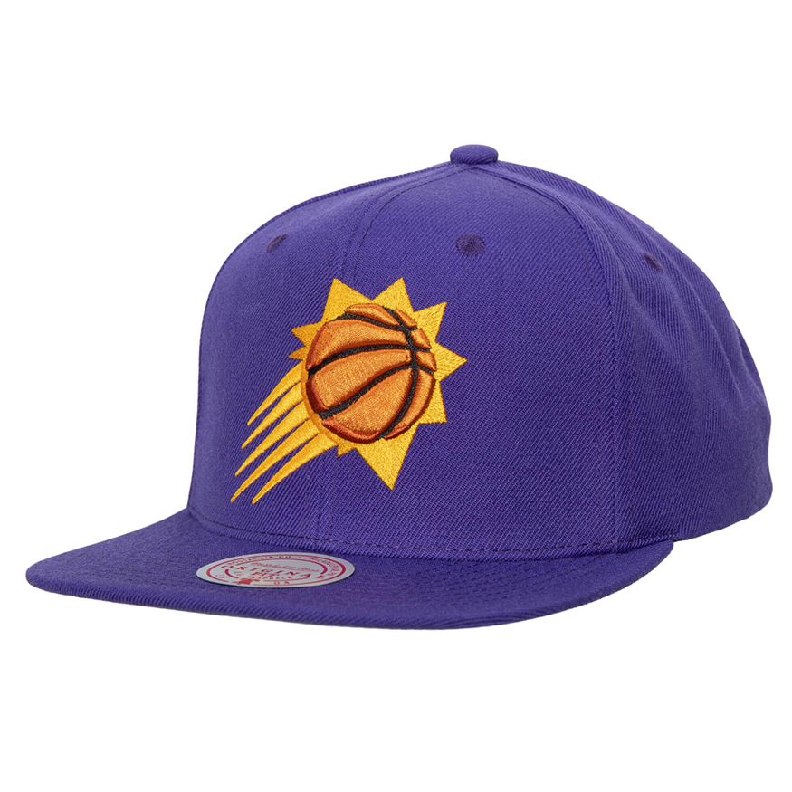 Mitchell & Ness NBA Team Ground 2.0 Snapback Phoenix Suns - Unisex - Kšiltovka Mitchell & Ness - Fialové - HHSS3256-PSUYYPPPPURP