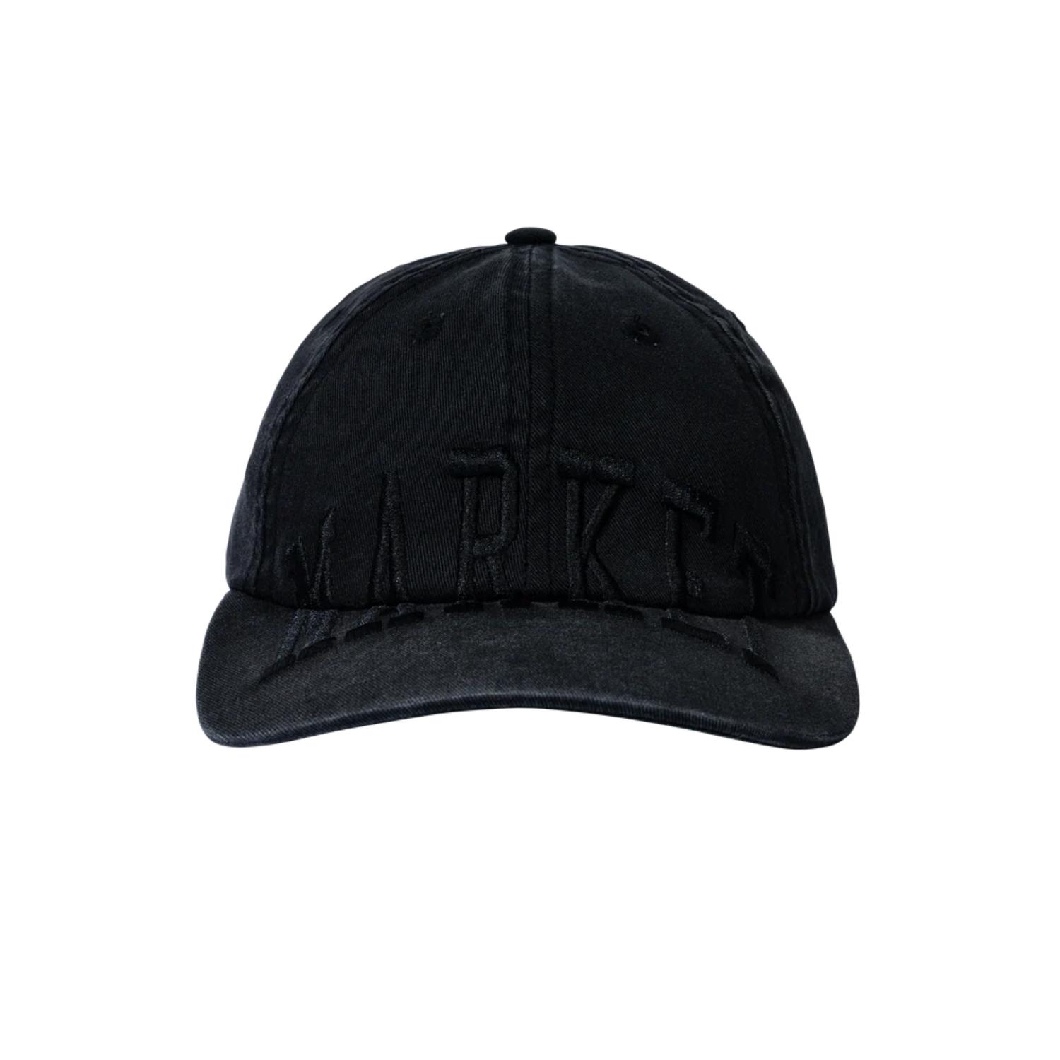 Market Vintage Arc 6-Panel Hat Pirate Black - Unisex - Kšiltovka MARKET - Černé - HT0067-BLACK - Velikost: UNI