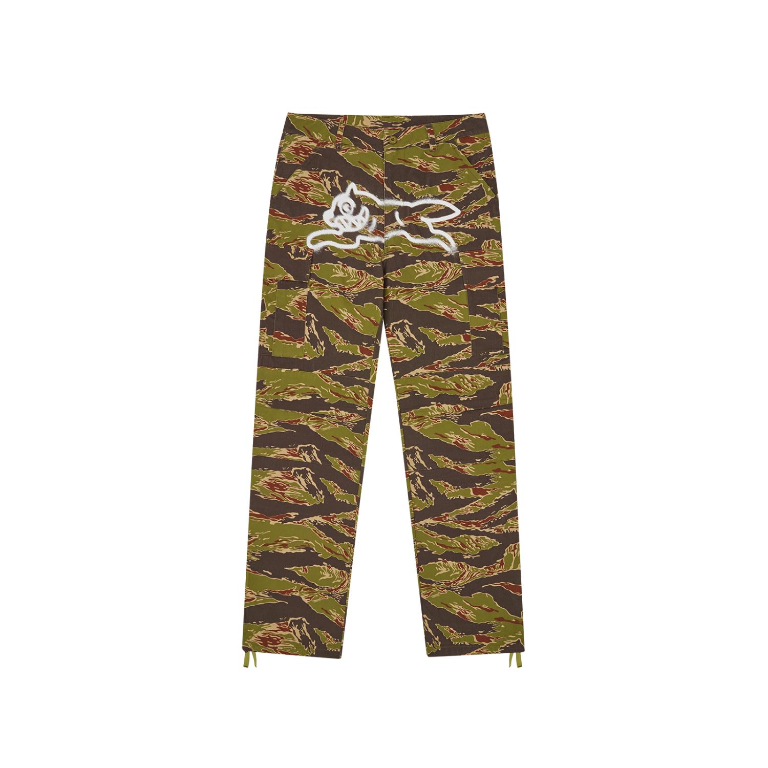 ICECREAM Tiger Stripe Cargo Pants - Pánské - Kalhoty ICECREAM - Vícebarevné - IC25415 - Velikost: XL