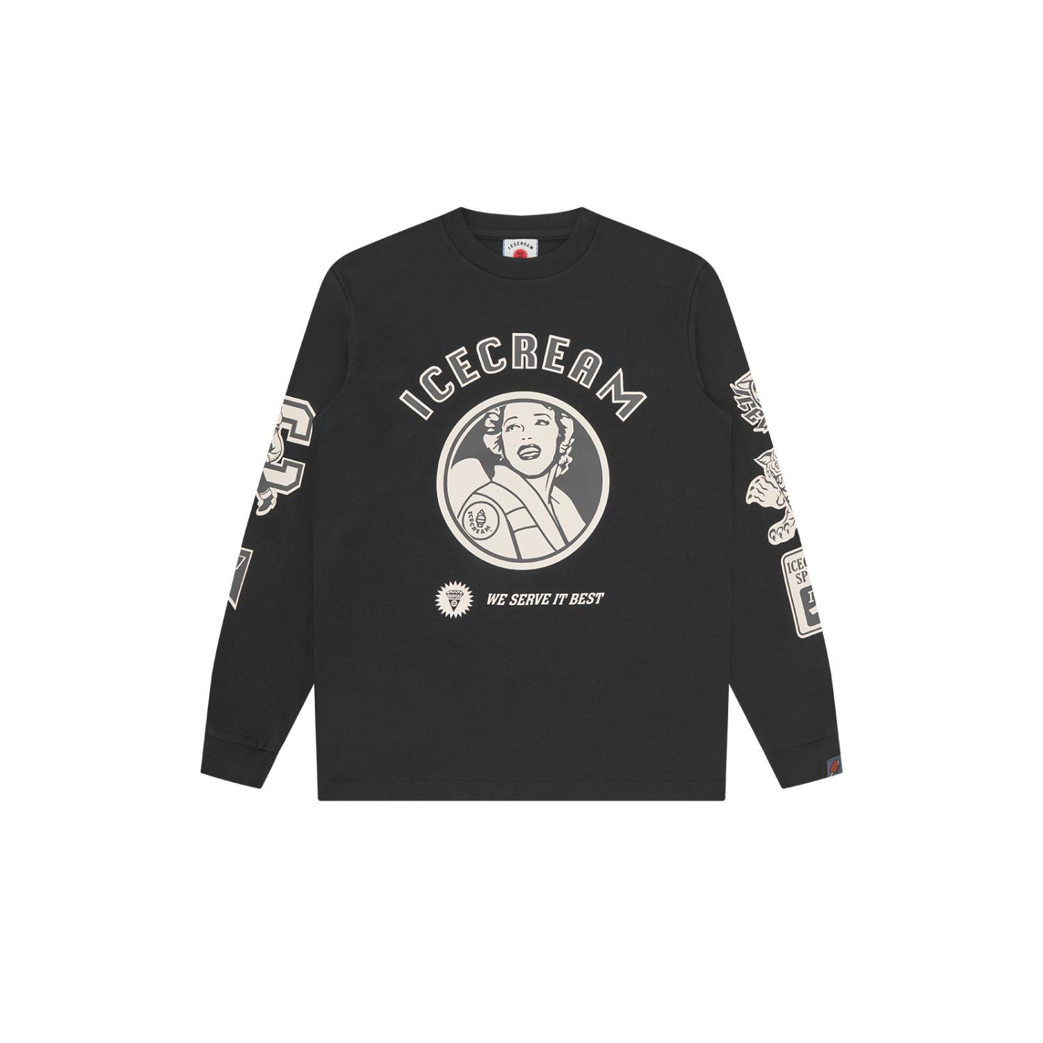 ICECREAM Multi Graphic Tee - Pánské - Triko ICECREAM - Černé - IC25434 - Velikost: M