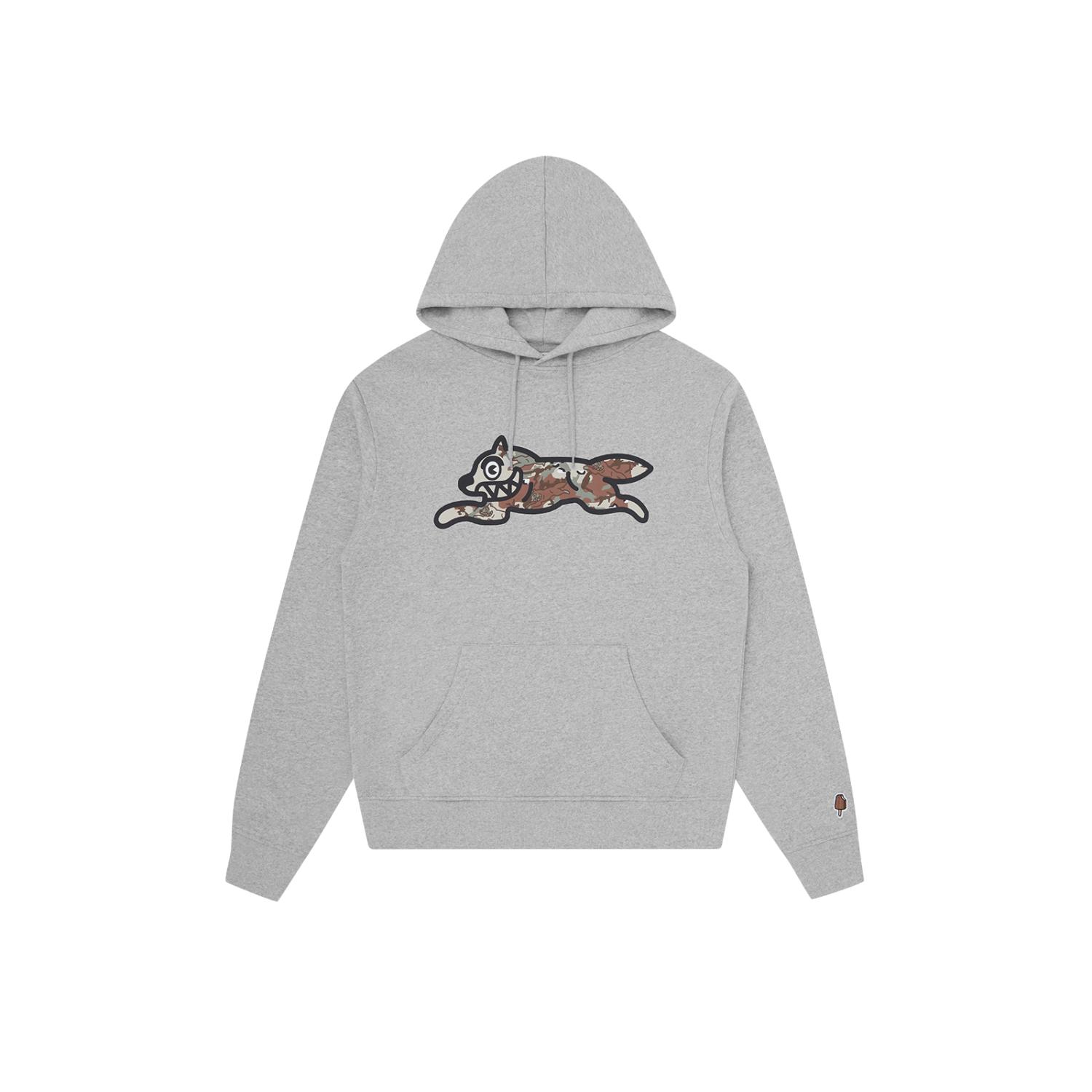 ICECREAM Choc Chip Running Dog Popover Hoodie Grey - Pánské - Mikina ICECREAM - Šedé - IC26129-GREY - Velikost: L