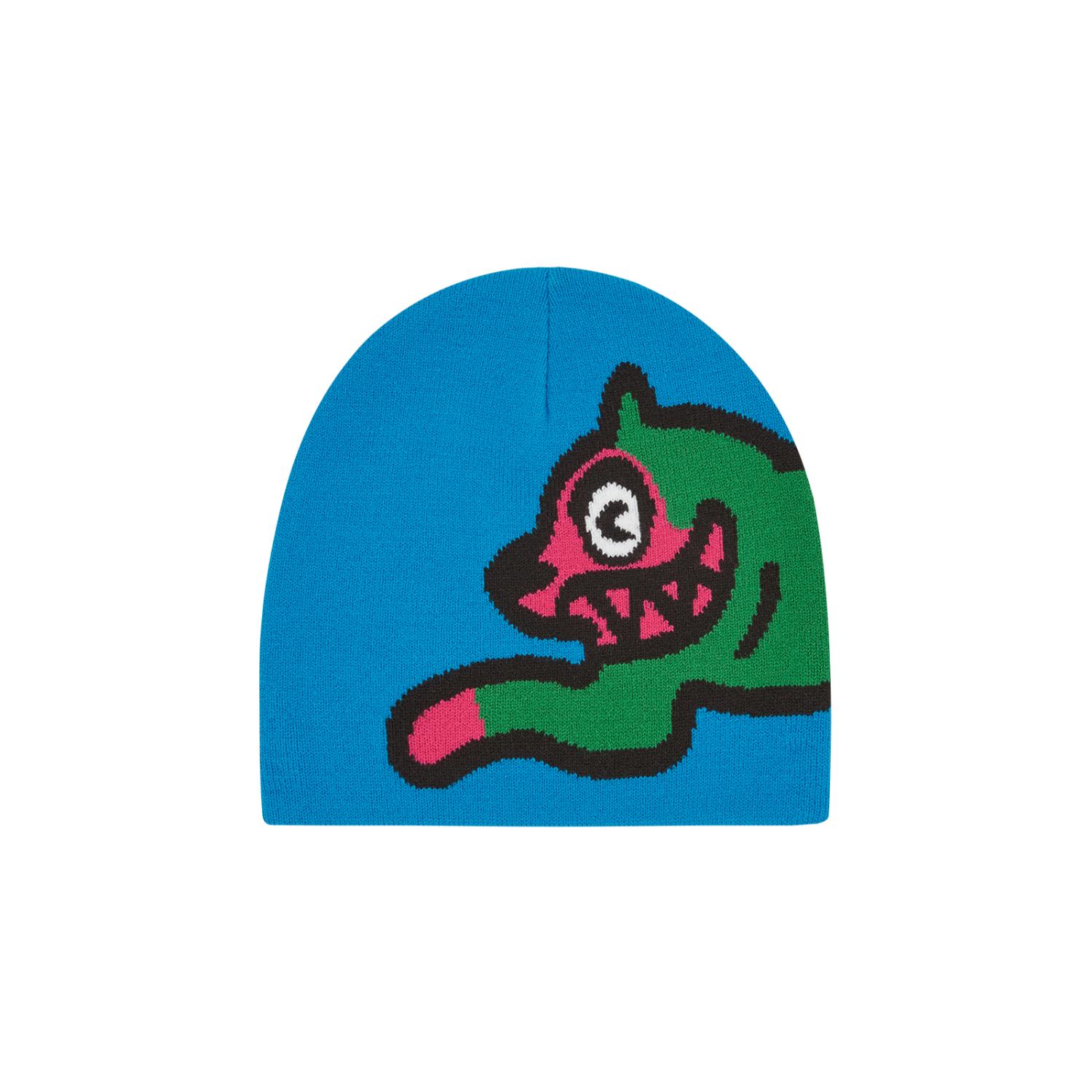 ICECREAM Running Dog Beanie Blue - Unisex - Čepice ICECREAM - Modré - IC26148-BLUE - Velikost: UNI