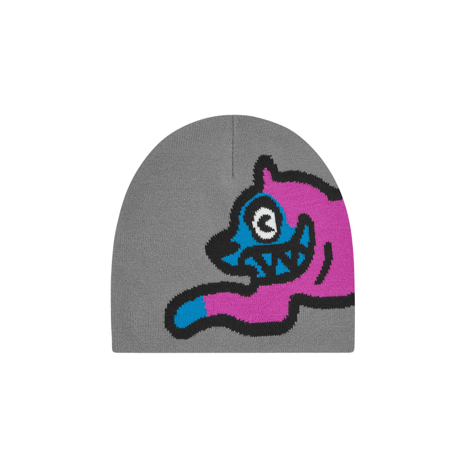 ICECREAM Running Dog Beanie Grey - Unisex - Čepice ICECREAM - Šedé - IC26148-GREY - Velikost: UNI