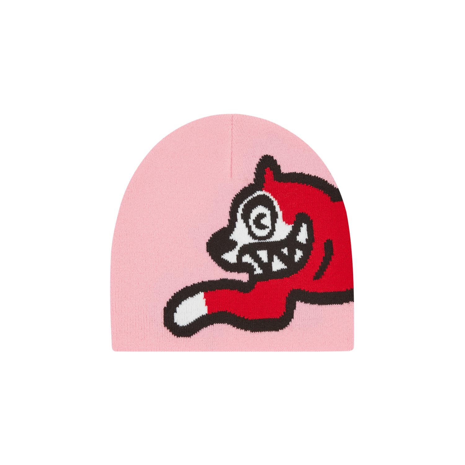 ICECREAM Running Dog Beanie Pink - Unisex - Čepice ICECREAM - Růžové - IC26148-PINK - Velikost: UNI