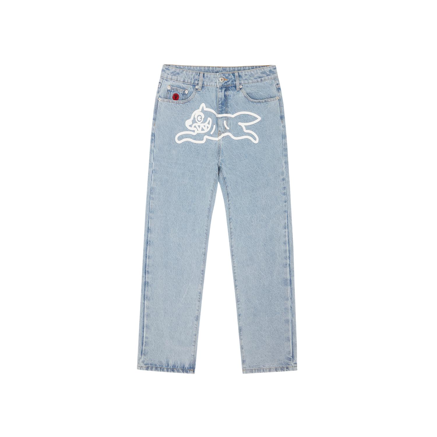 ICECREAM Running Dog Denim Pant - Pánské - Kalhoty ICECREAM - Modré - ICD001 - Velikost: 28