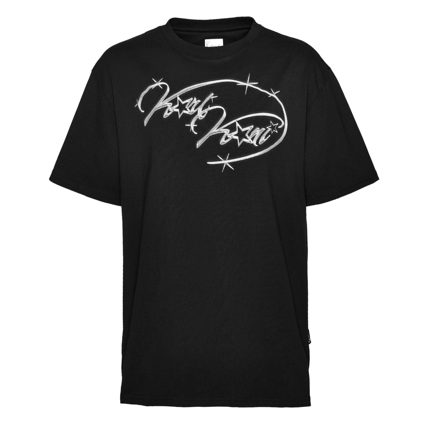 Levně Karl Kani Authentic Star Logo Tee Black - Pánské - Triko Karl Kani - Černé - 60300097
