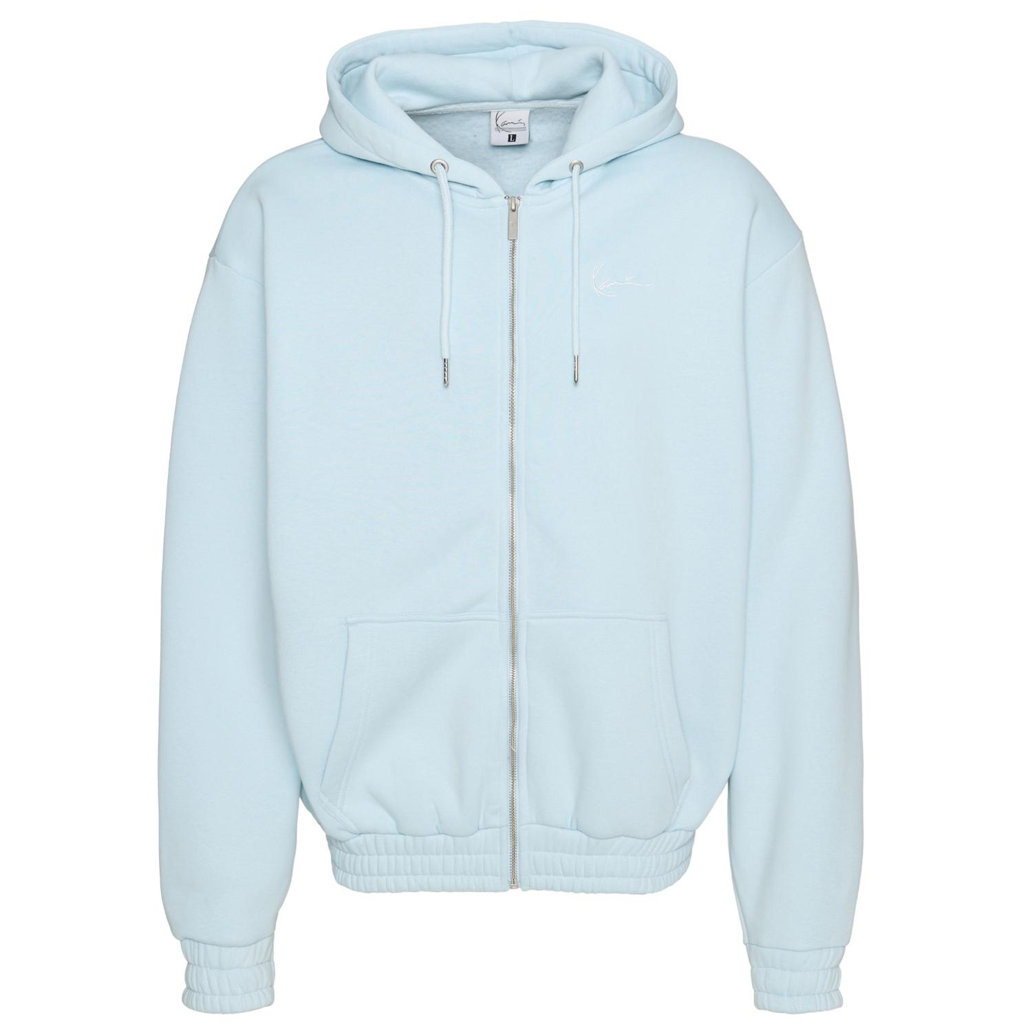 Karl Kani Authentic Star Logo Os Full Zip Hoodie Light Blue - Pánské - Mikina Karl Kani - Modré - 60220057 - Velikost: XL