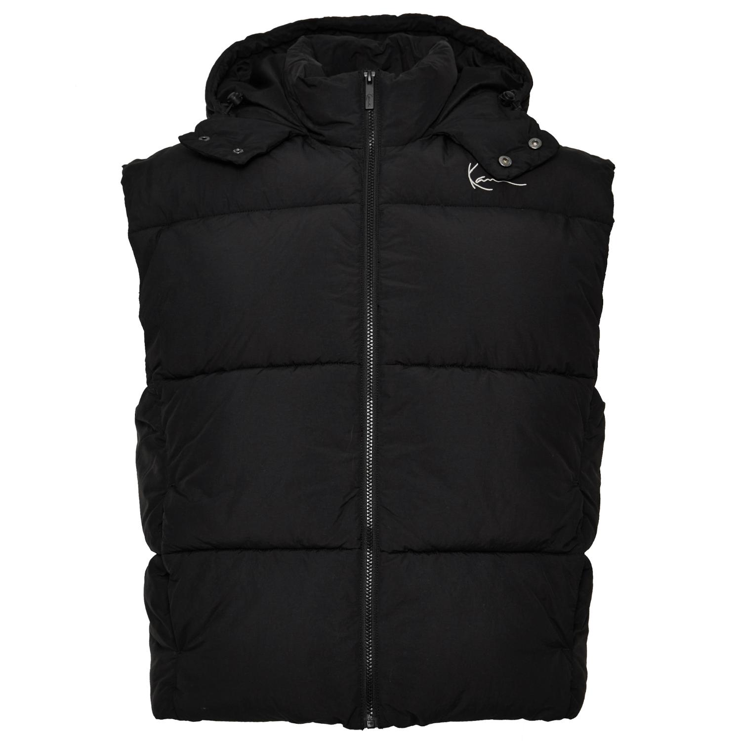 Karl Kani Small Signature Puffer Vest Black - Pánské - Vesta Karl Kani - Černé - 60720004 - Velikost: S
