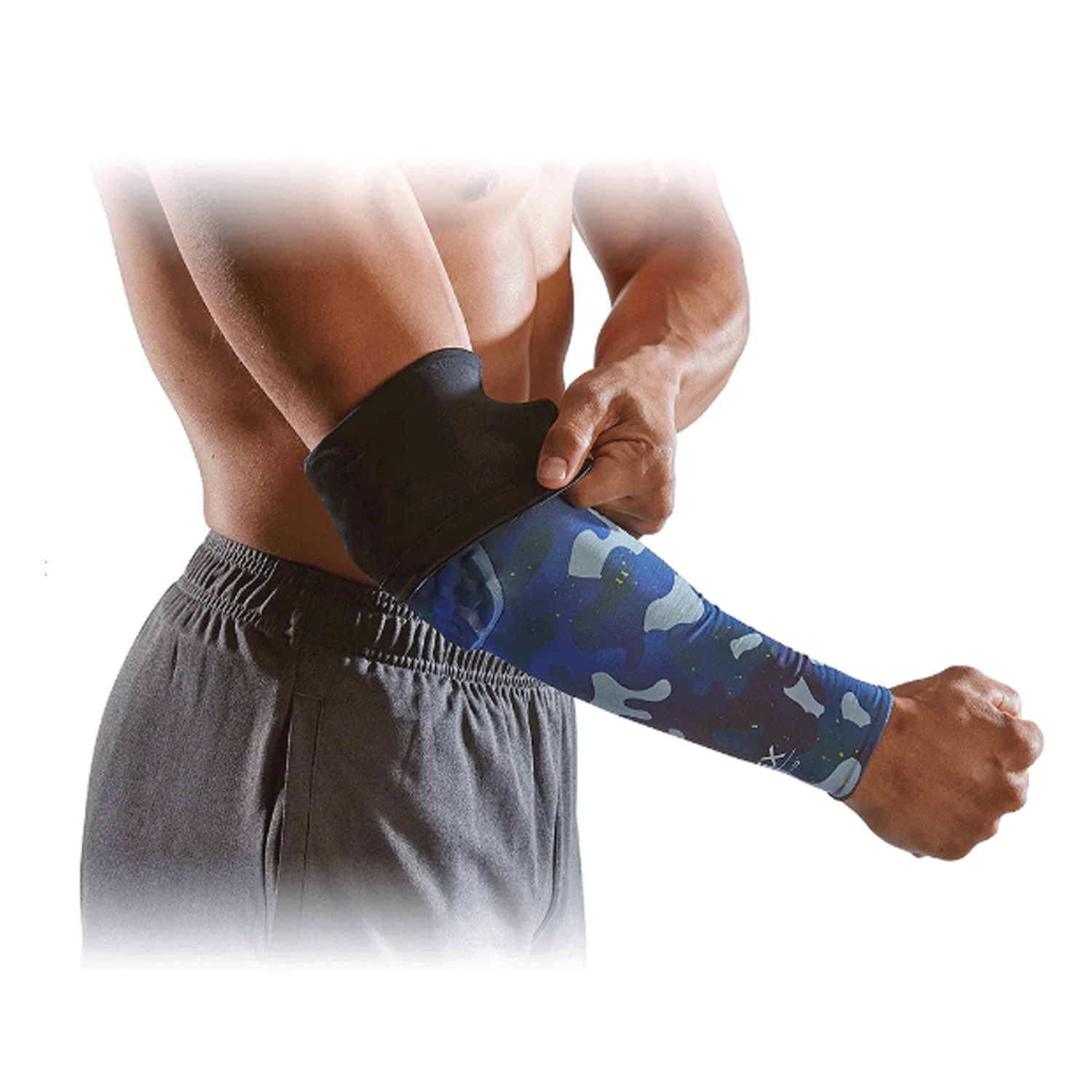 Levně McDavid Hex Reversible Shooter Arm Sleeve Galaxy/Black - Unisex - Rukáv McDavid - Černé - 6500PR-GALAXY