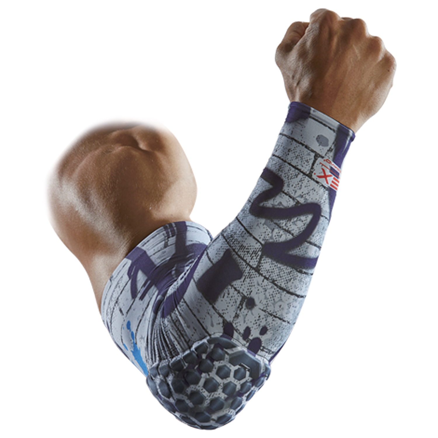 Levně McDavid Hex Reversible Shooter Arm Sleeve Grafitti/Black - Unisex - Rukáv McDavid - Černé - 6500PR-GRAF