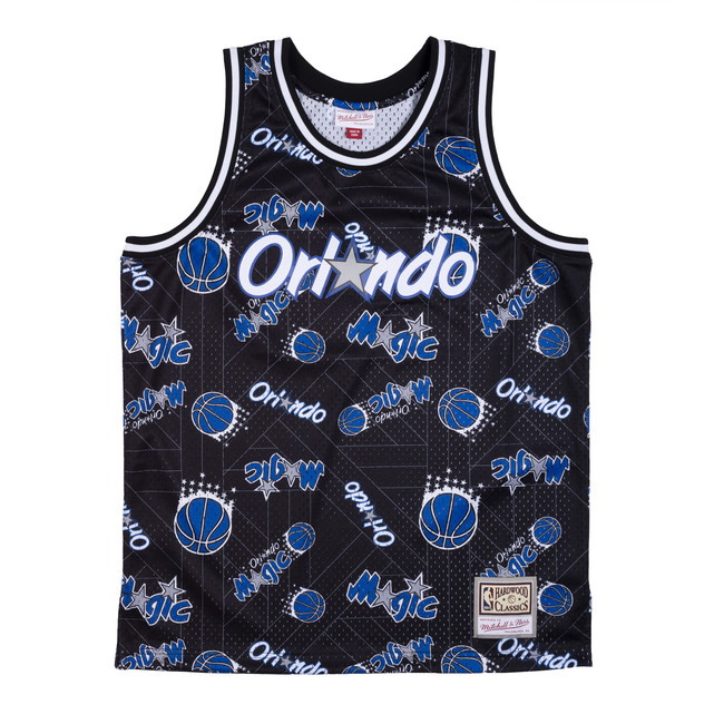 Mitchell & Ness Orlando Magic Swingman Jersey - Pánské - Dres Mitchell & Ness - Černé - MSPOBW19081-OMAPTBK - Velikost: M
