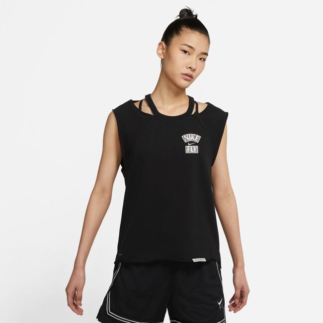 Nike Standard Issue "Queen Of Courts" Wmns Basketball Top - Dámské - Triko Nike - Černé - CZ7221-010 - Velikost: XL